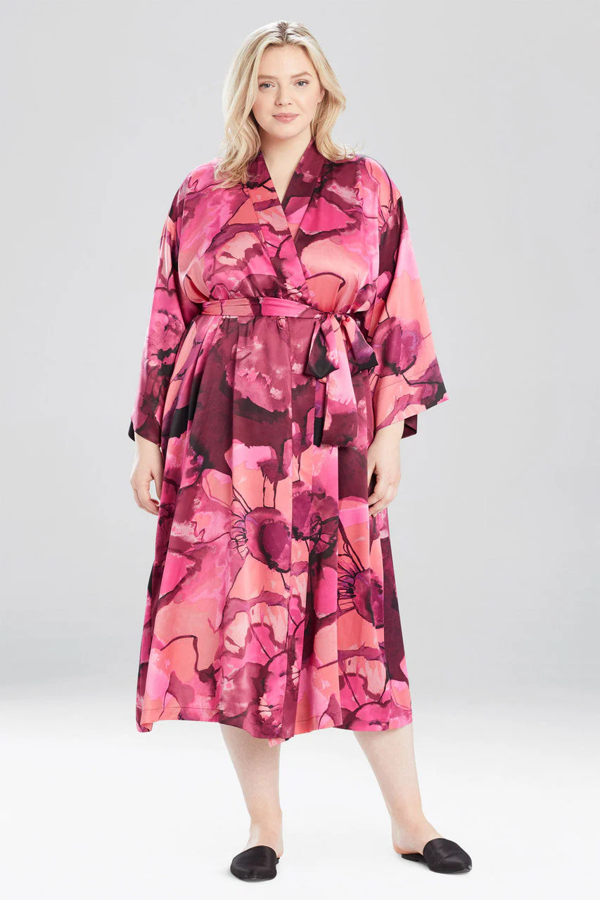 Canyon Lotus Satin Robe - Image 5