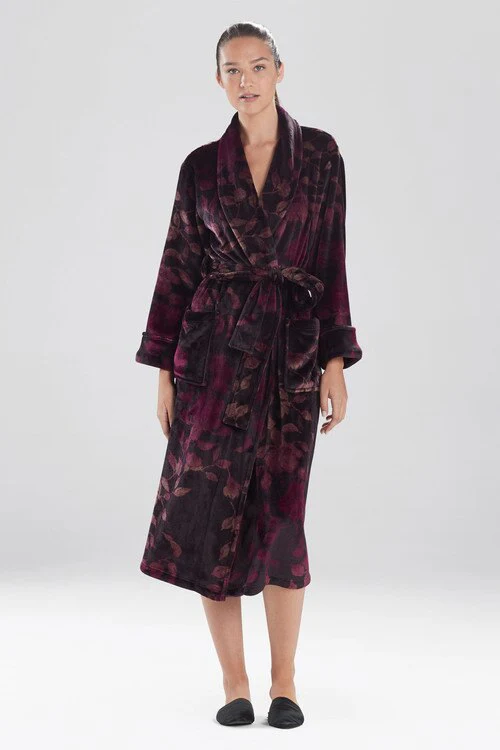 Cashmere Fleece Ombre Petal Robe - Image 7