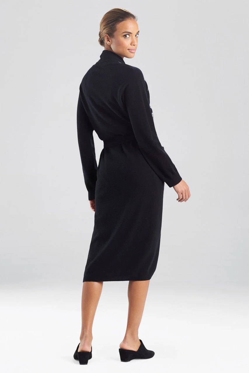 Cashmere Floral Embroidered Robe - Image 3