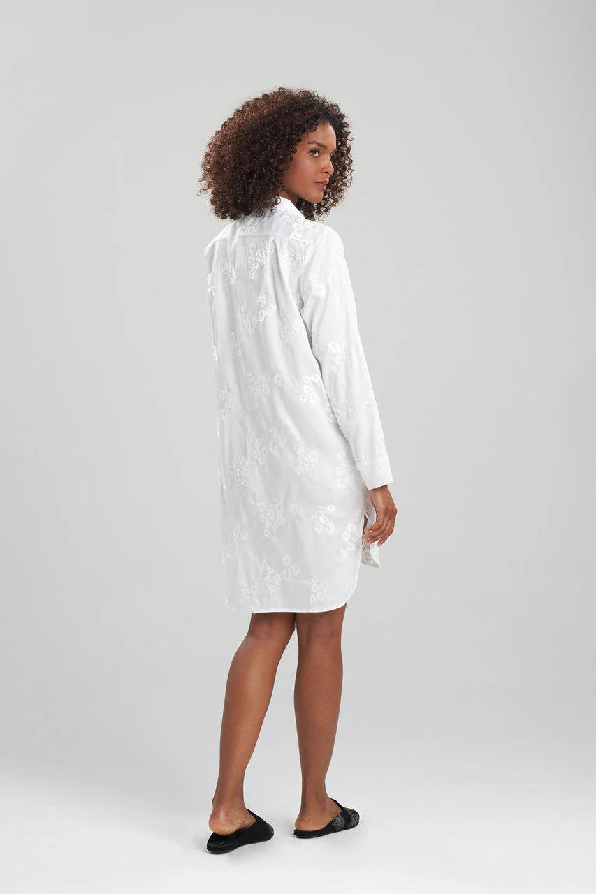 Cheetah Embroidery Cotton Sleepshirt - Image 3
