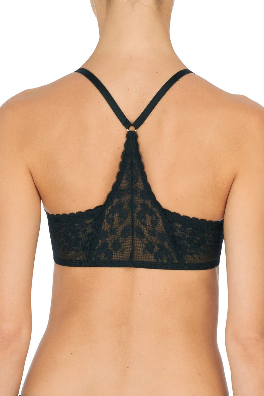 Cherry Blossom Front-Close Unlined Underwire Bra - Image 2