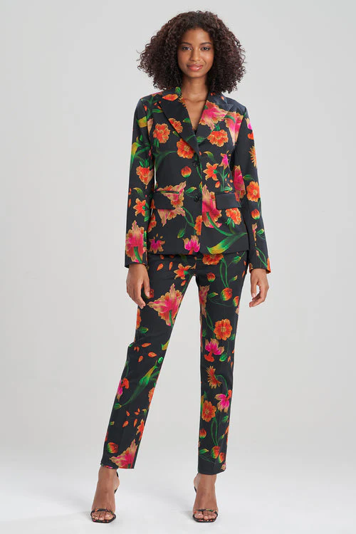 Chikayo-Cotton Sateen Tailored Blazer Jacket - Image 17