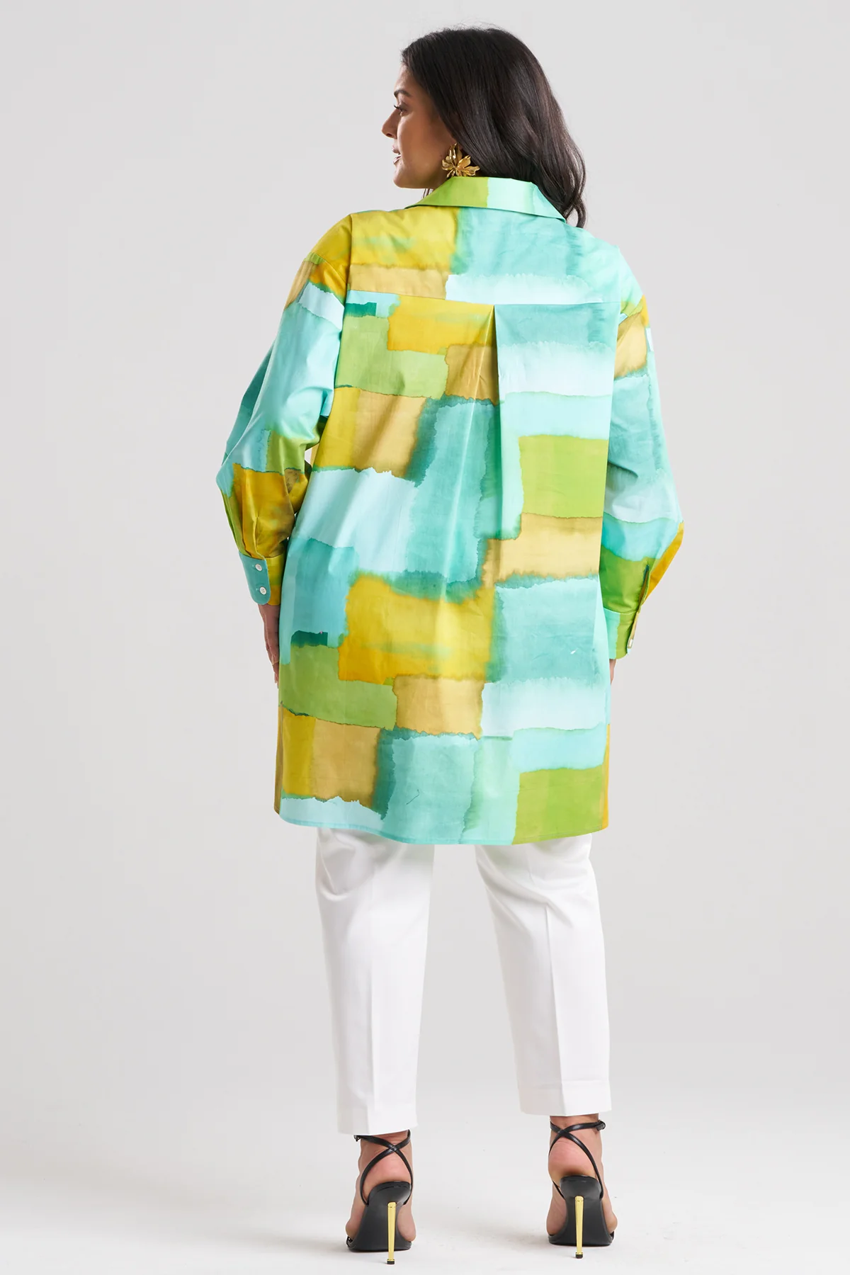 Chiyo Cotton Oversized Shirt - Image 4