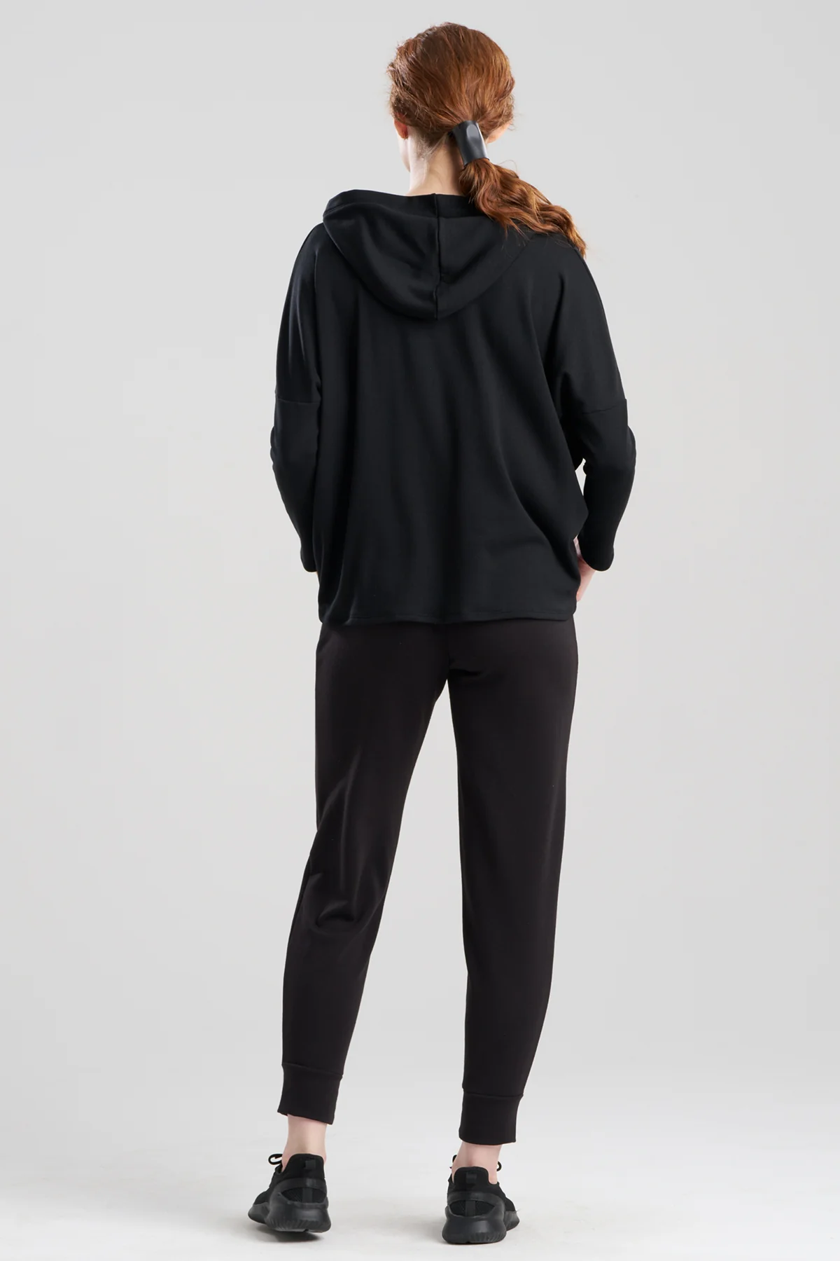 Cocoon Brushed French Terry Kimono Hoodie - Image 3