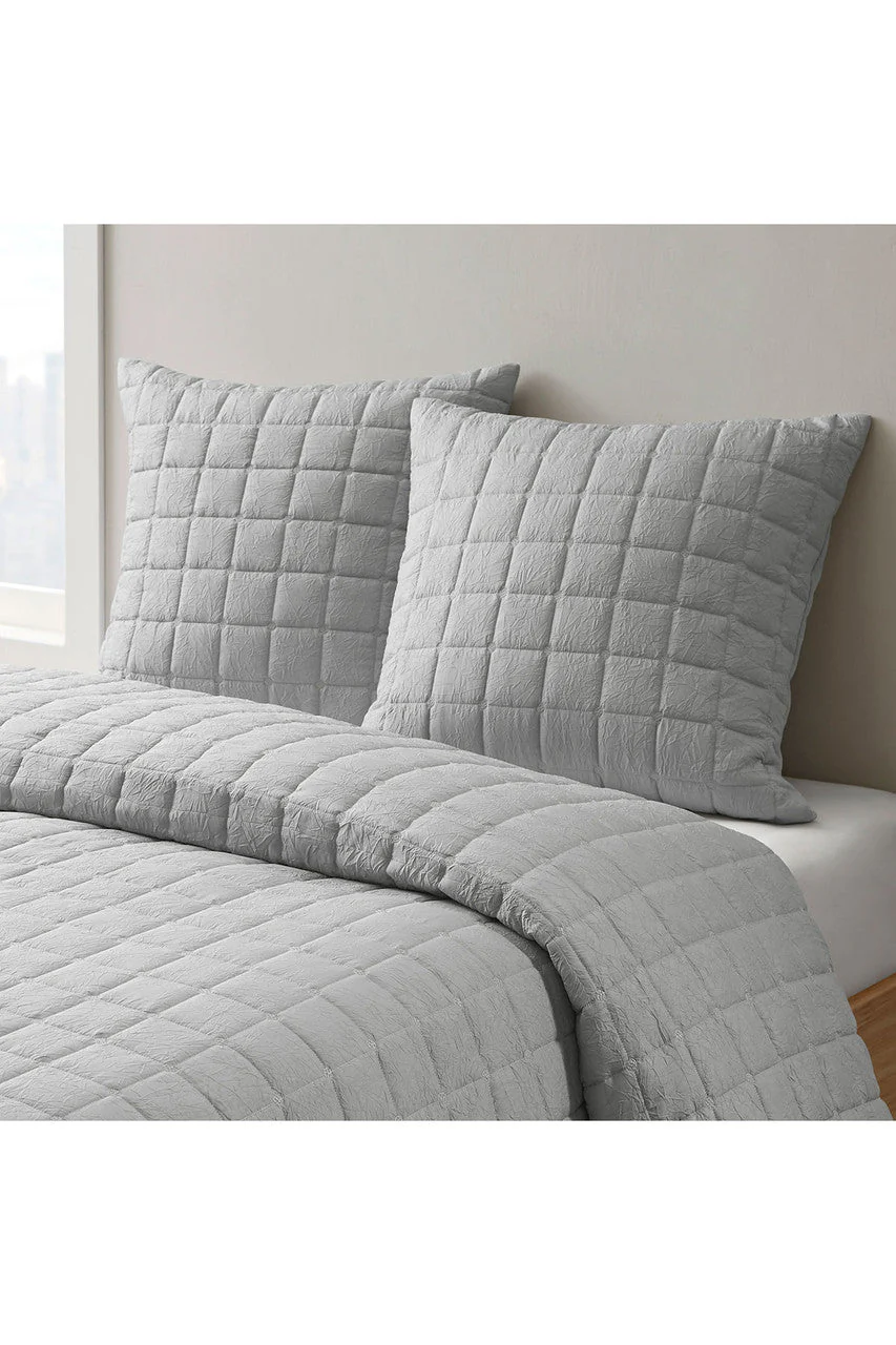 Cocoon Quilt Top Grey Comforter Mini Set - Image 2