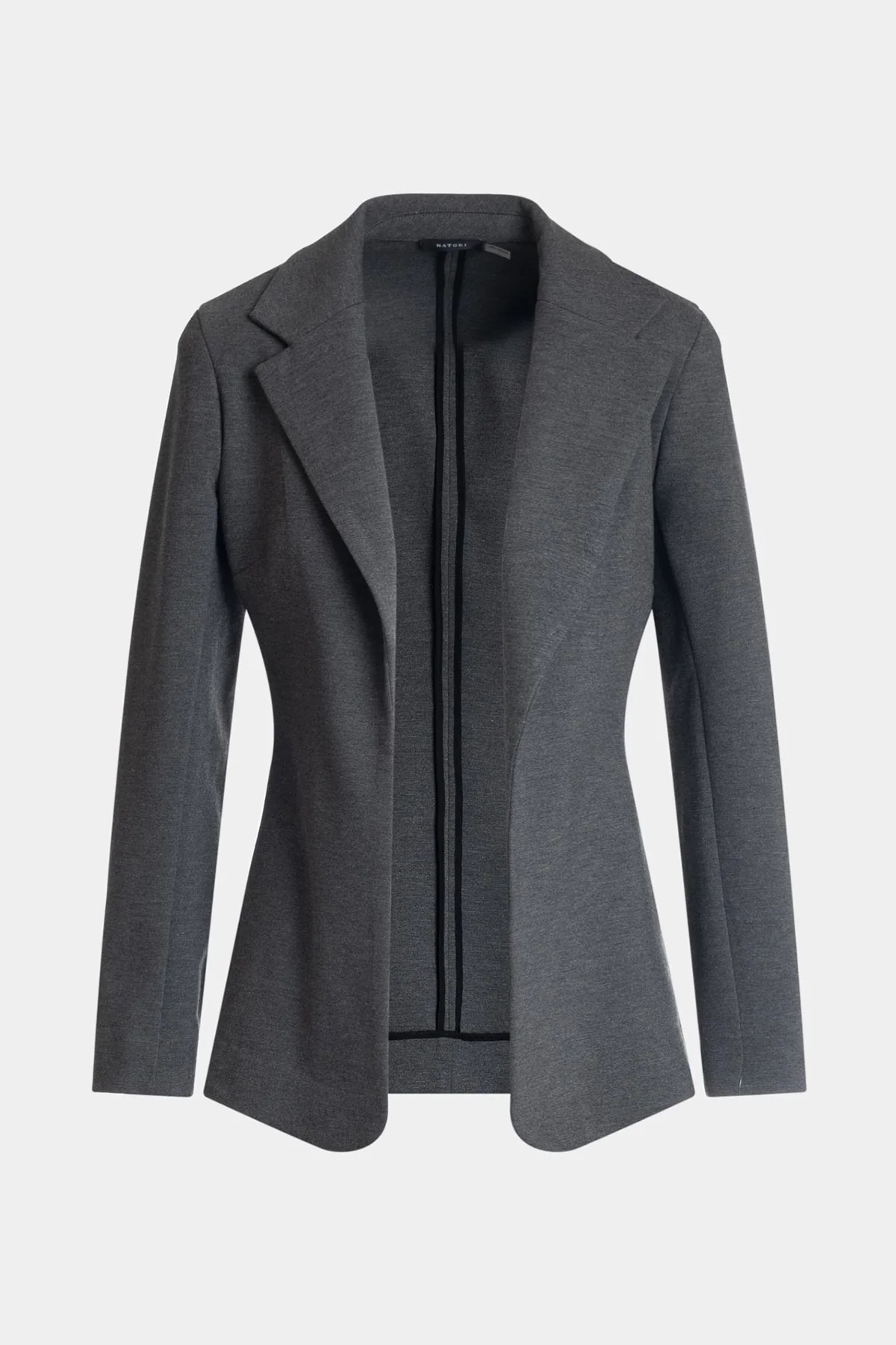 Compact Knit Cardigan Blazer - Image 4