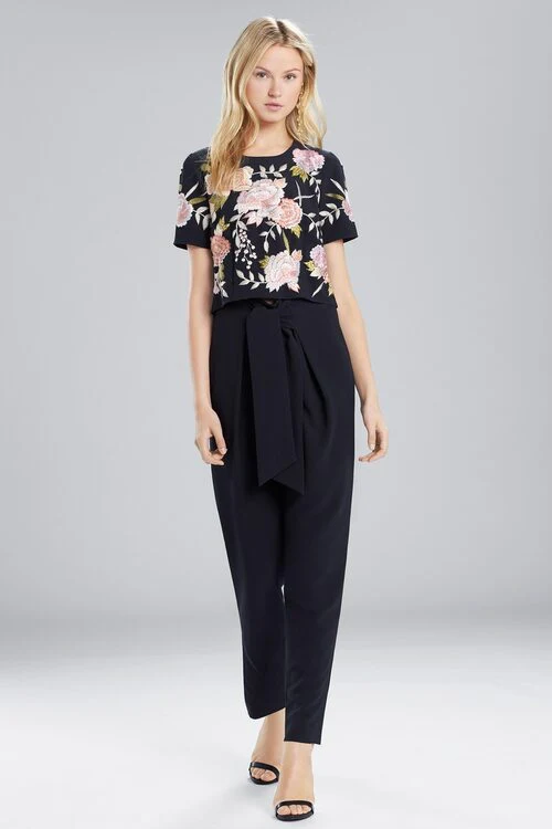 Core Crepe Embroidered Top - Image 9