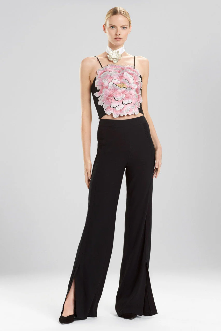 Core Crepe Grosgrain Seamed Pants - Image 3