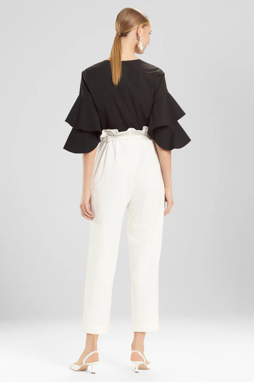 Core Crepe Paper Bag Waisted Pants - Image 3