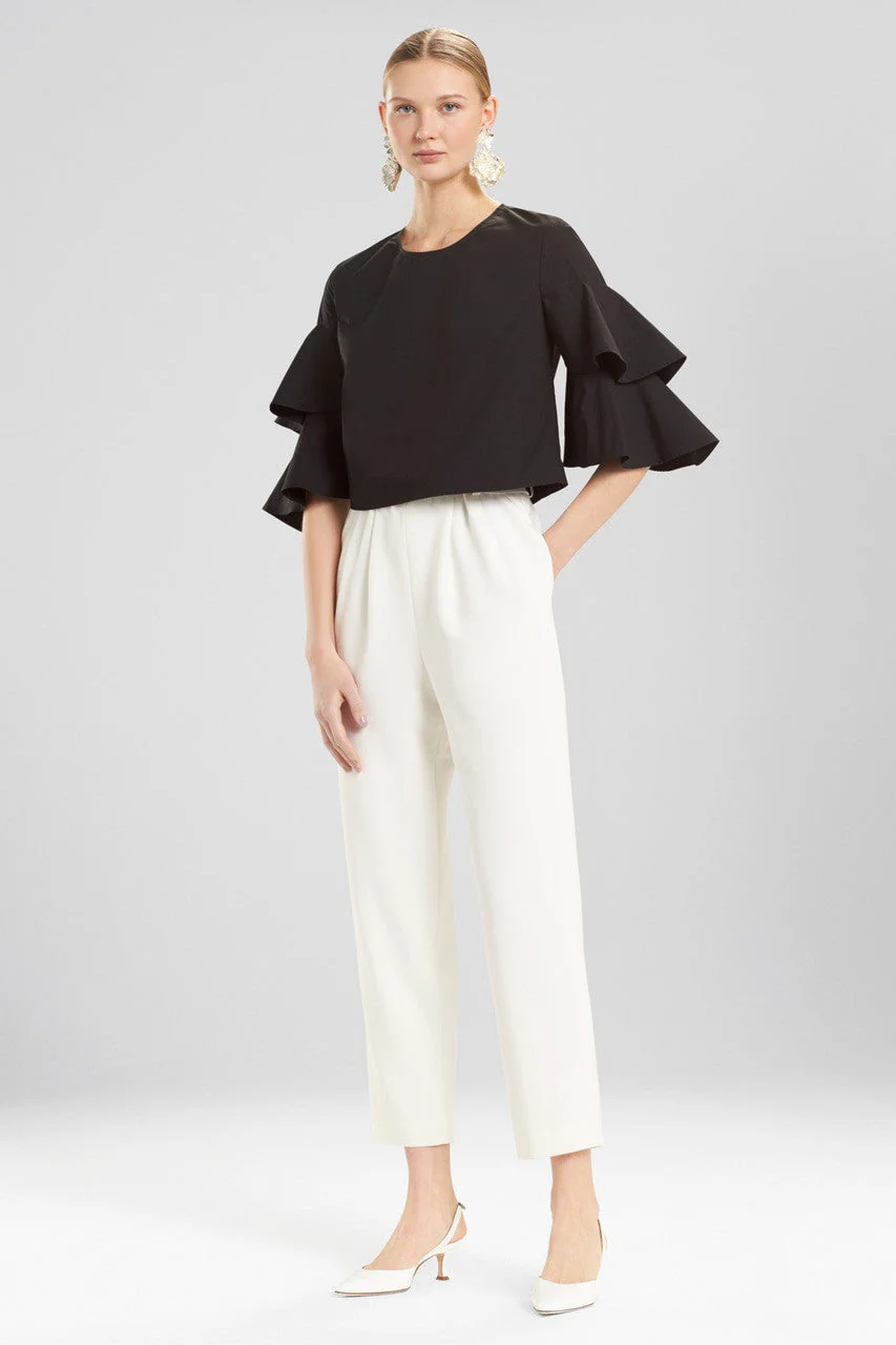 Core Crepe Paper Bag Waisted Pants - Image 4