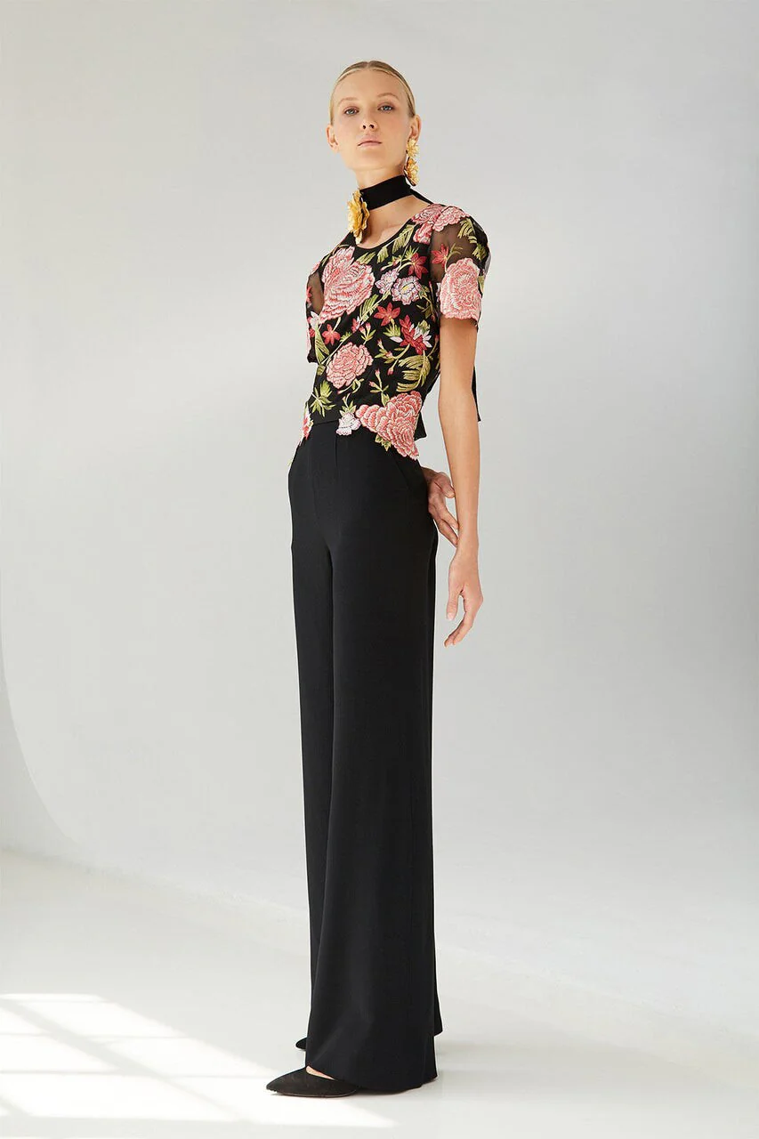 Core Crepe T-Shirt Top - Image 3
