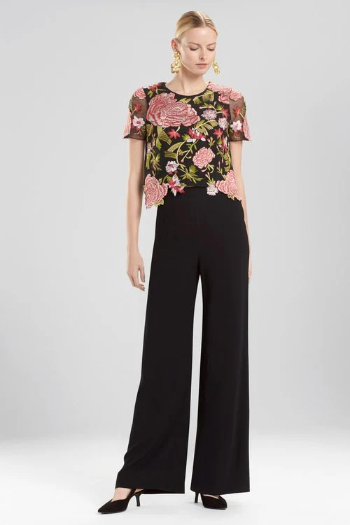 Core Crepe T-Shirt Top - Image 7