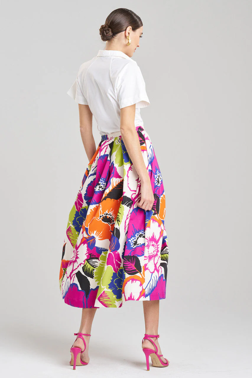 Cote D'Azur Cotton Chino Maxi Skirt - Image 3