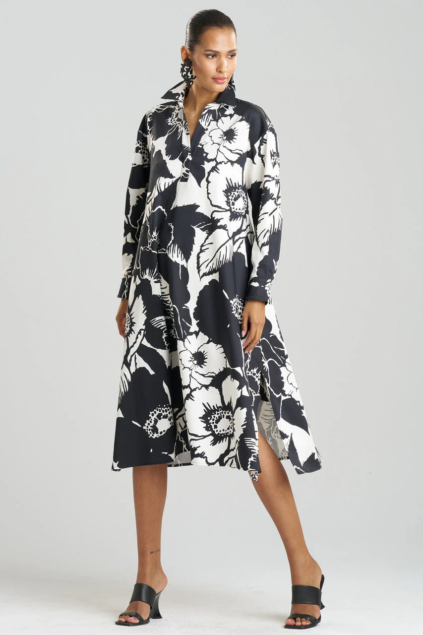 Cote D'Azur Cotton Chino Oversized Shirtdress