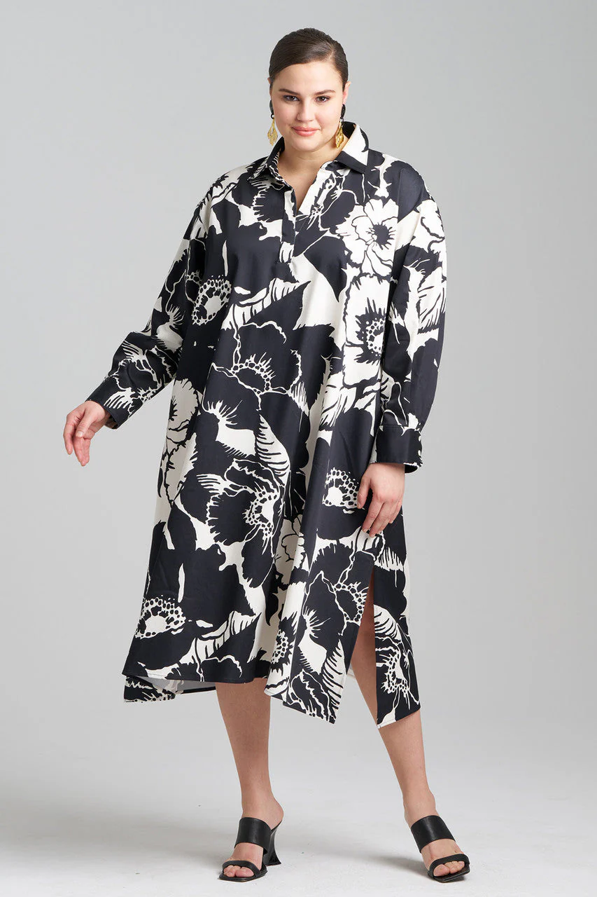 Cote D'Azur Cotton Chino Oversized Shirtdress - Image 3
