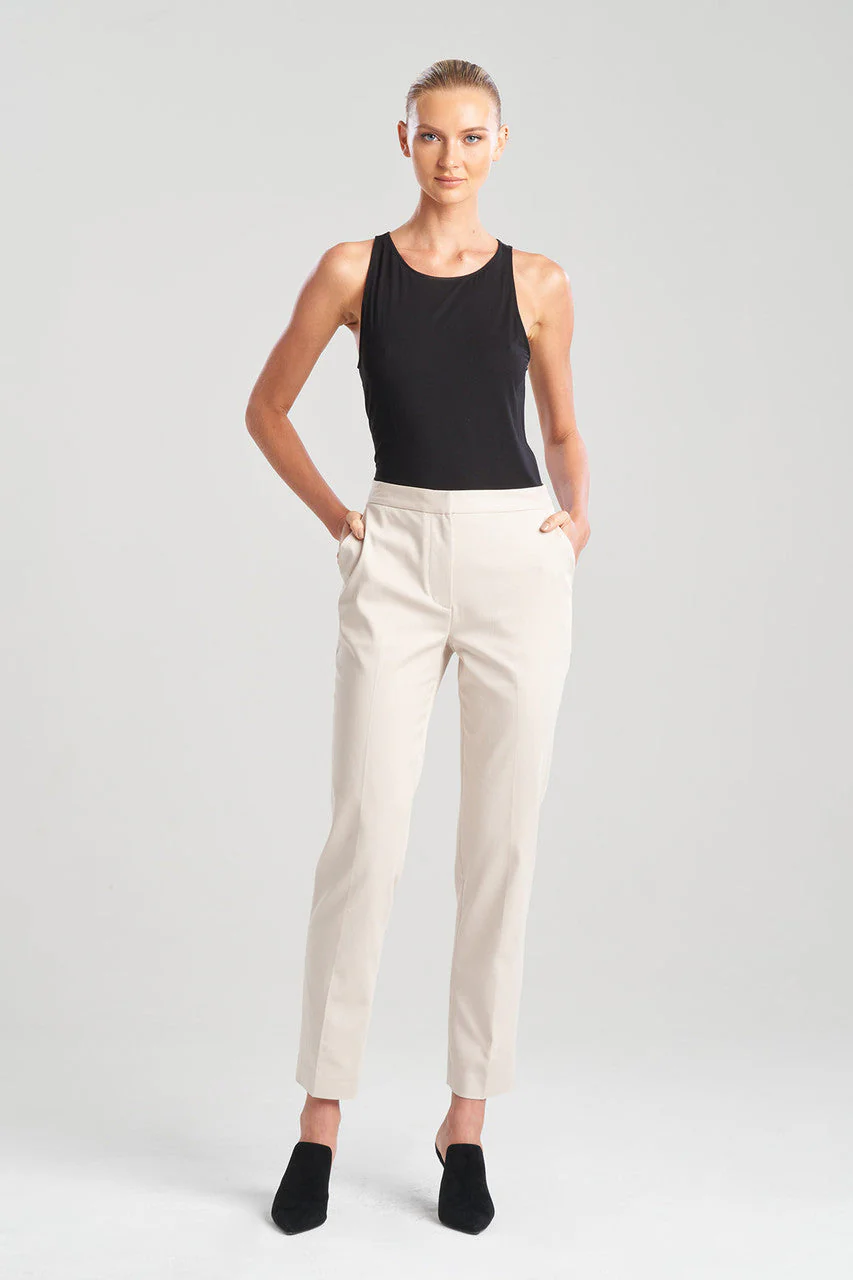 Cotton Chino Ankle Pants