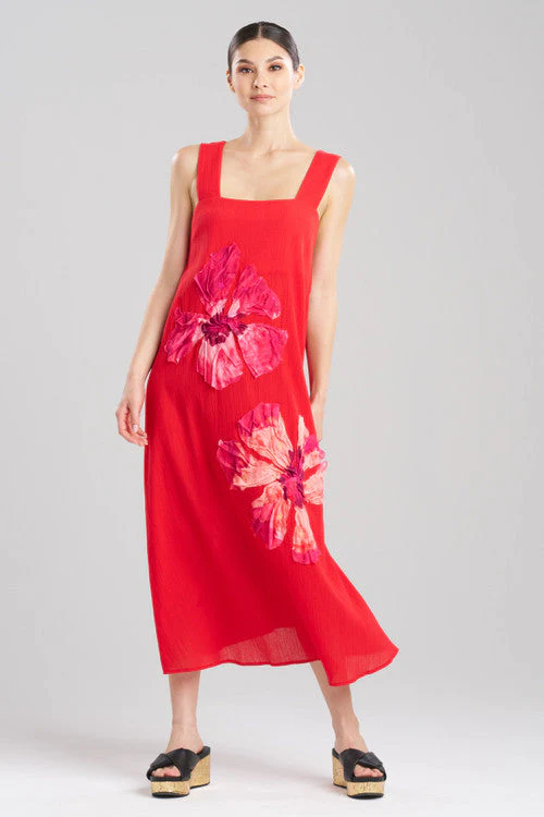 Cotton Gauze Applique Dress - Image 8