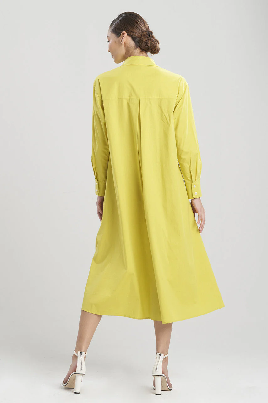 Cotton Poplin Applique Oversized Shirtdress - Image 3
