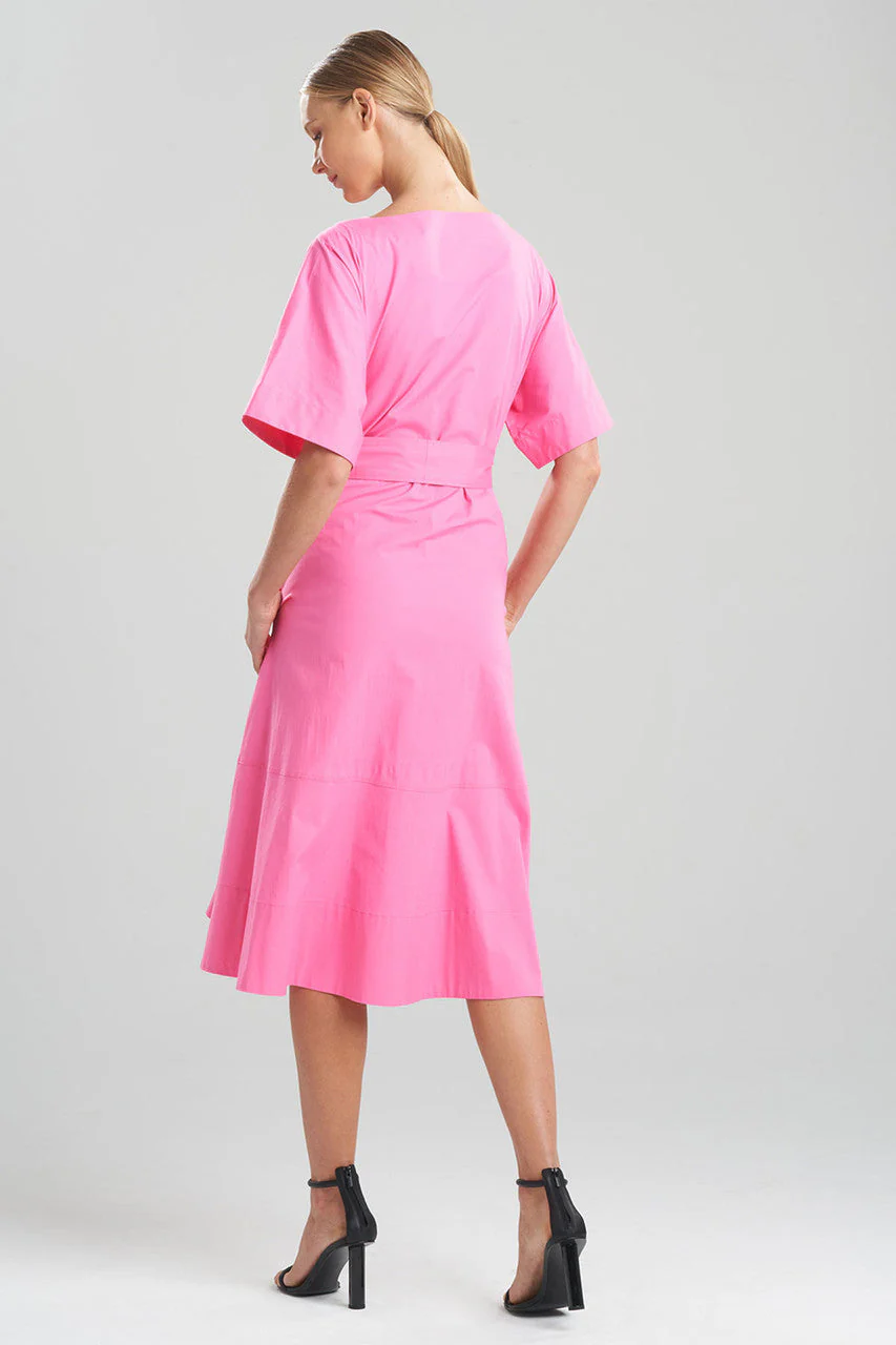 Cotton Poplin Belted Dress - Image 5