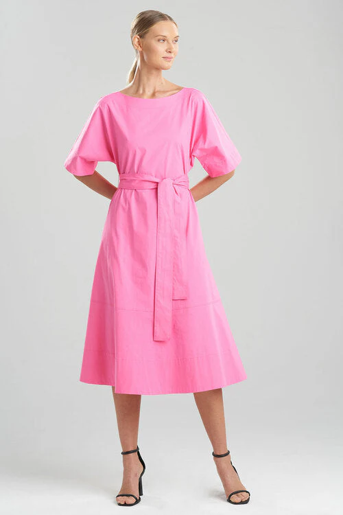 Cotton Poplin Belted Dress - Image 6