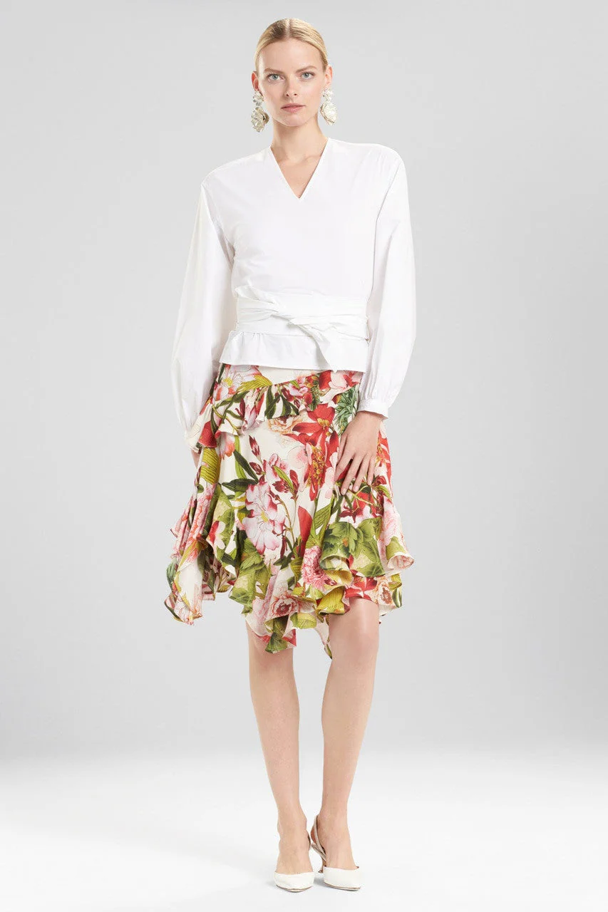 Cotton Poplin Belted Top - Image 2