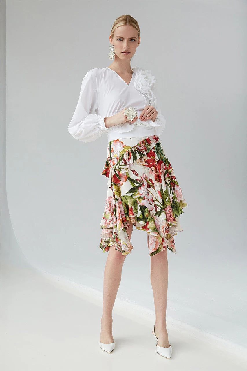 Cotton Poplin Belted Top - Image 4