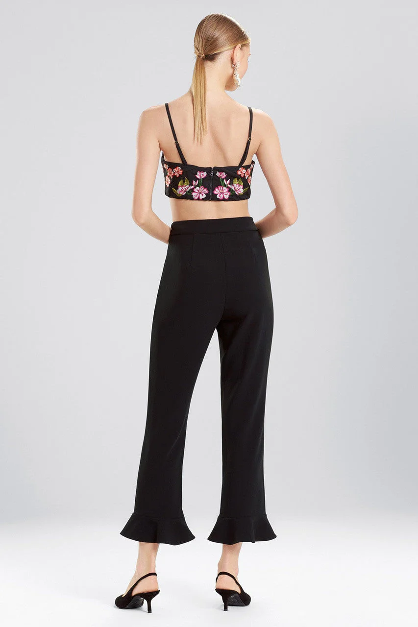 Cotton Poplin Bralette With Embroidery - Image 3