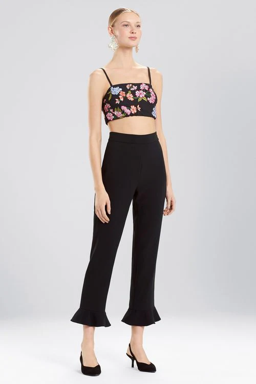 Cotton Poplin Bralette With Embroidery - Image 7