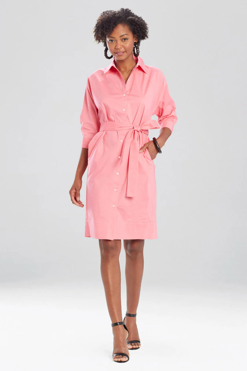 Cotton Poplin Cocoon Shirtdress - Image 2
