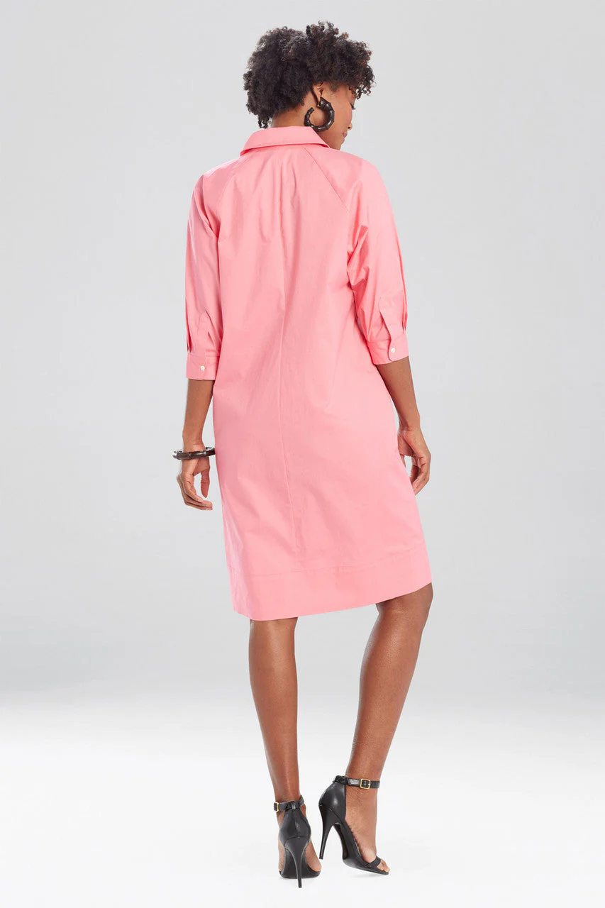 Cotton Poplin Cocoon Shirtdress - Image 3