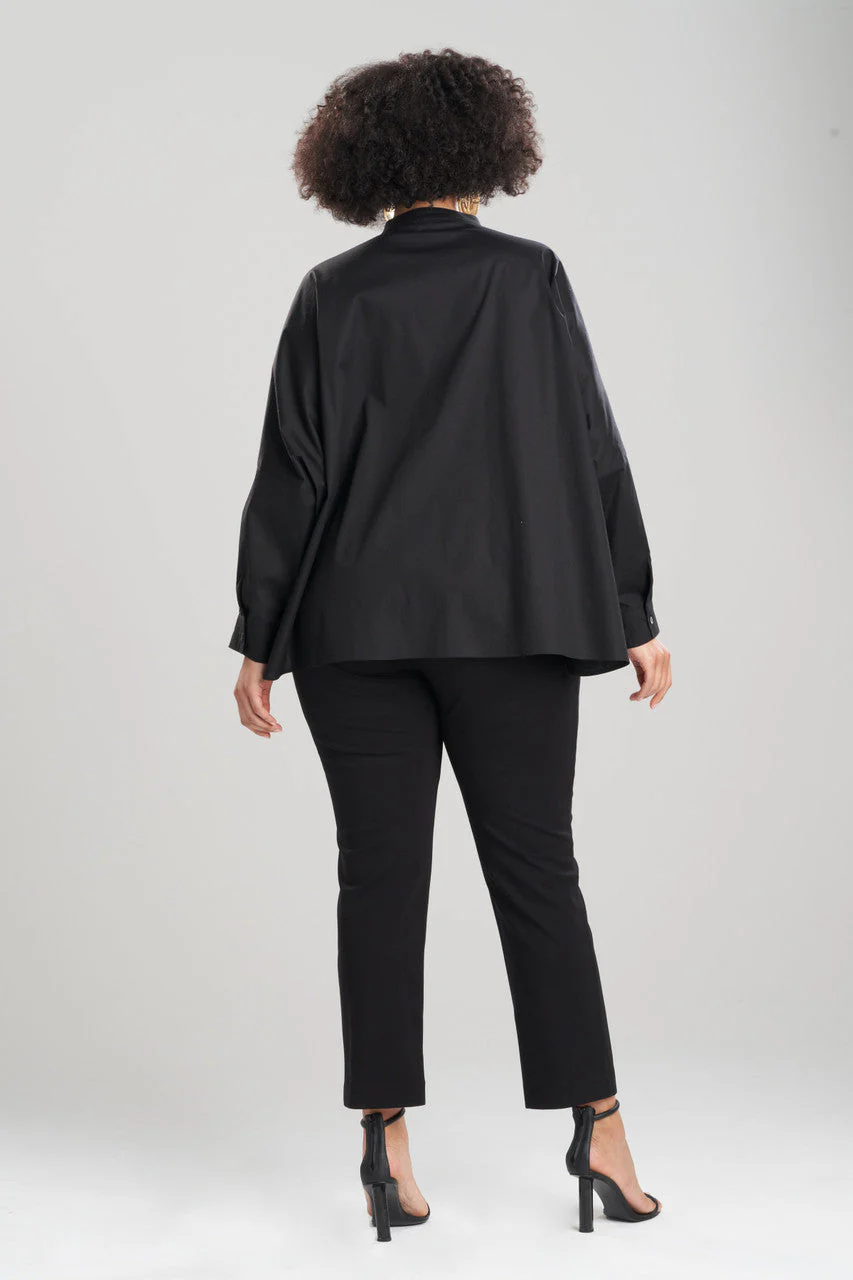Cotton Poplin Embroidered Caftan Shirt - Image 5