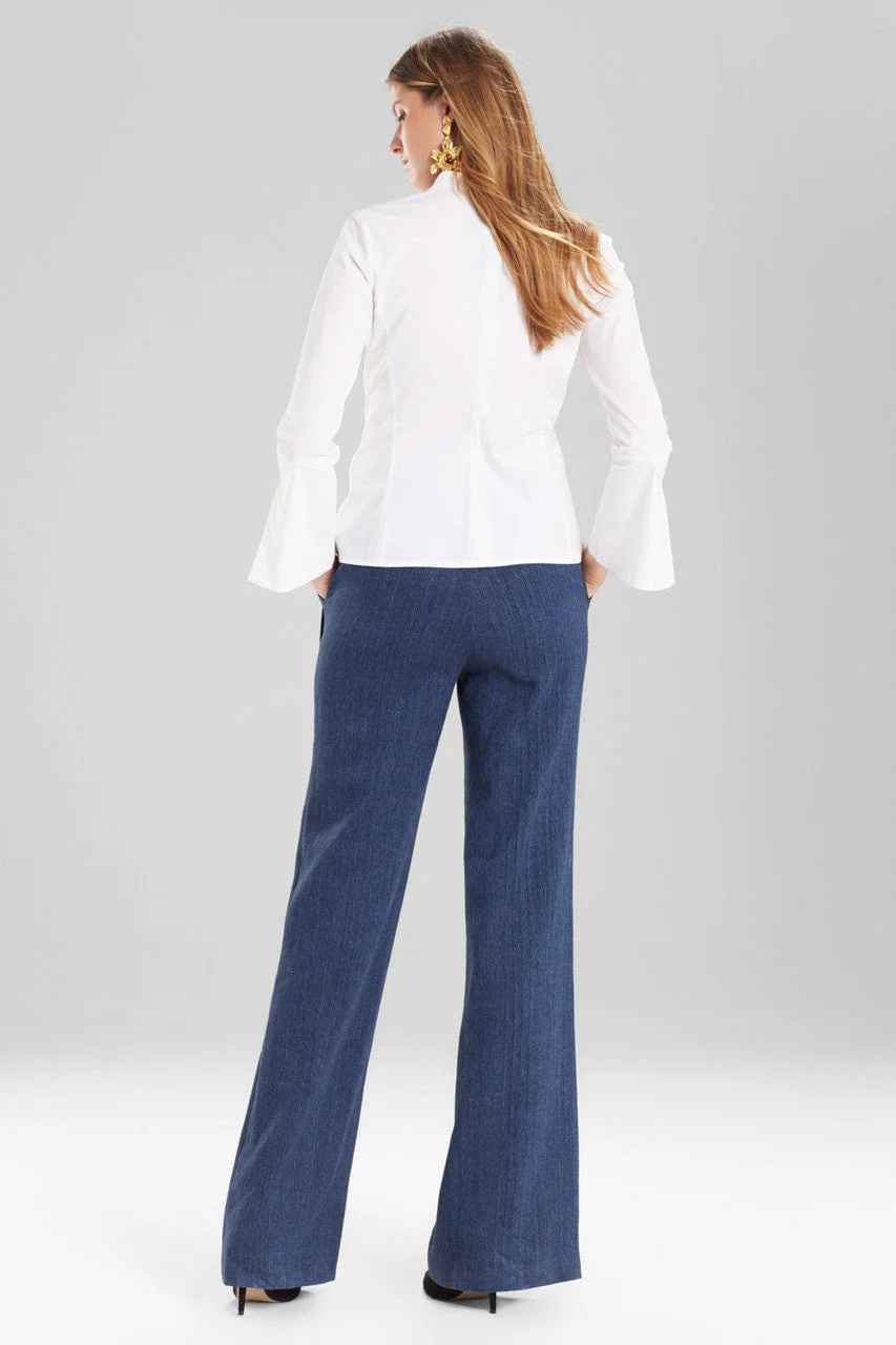 Cotton Poplin Front Gather Top - Image 3