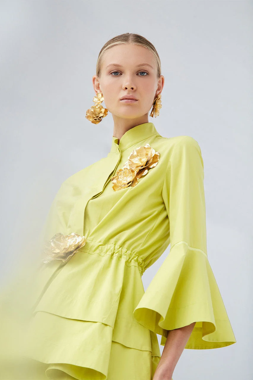 Cotton Poplin Lantern Top - Image 2