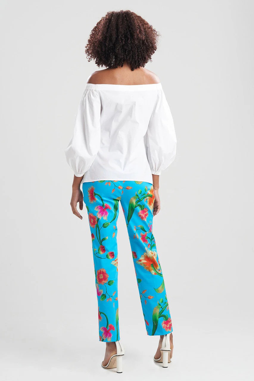 Cotton Poplin Off Shoulder Top - Image 3
