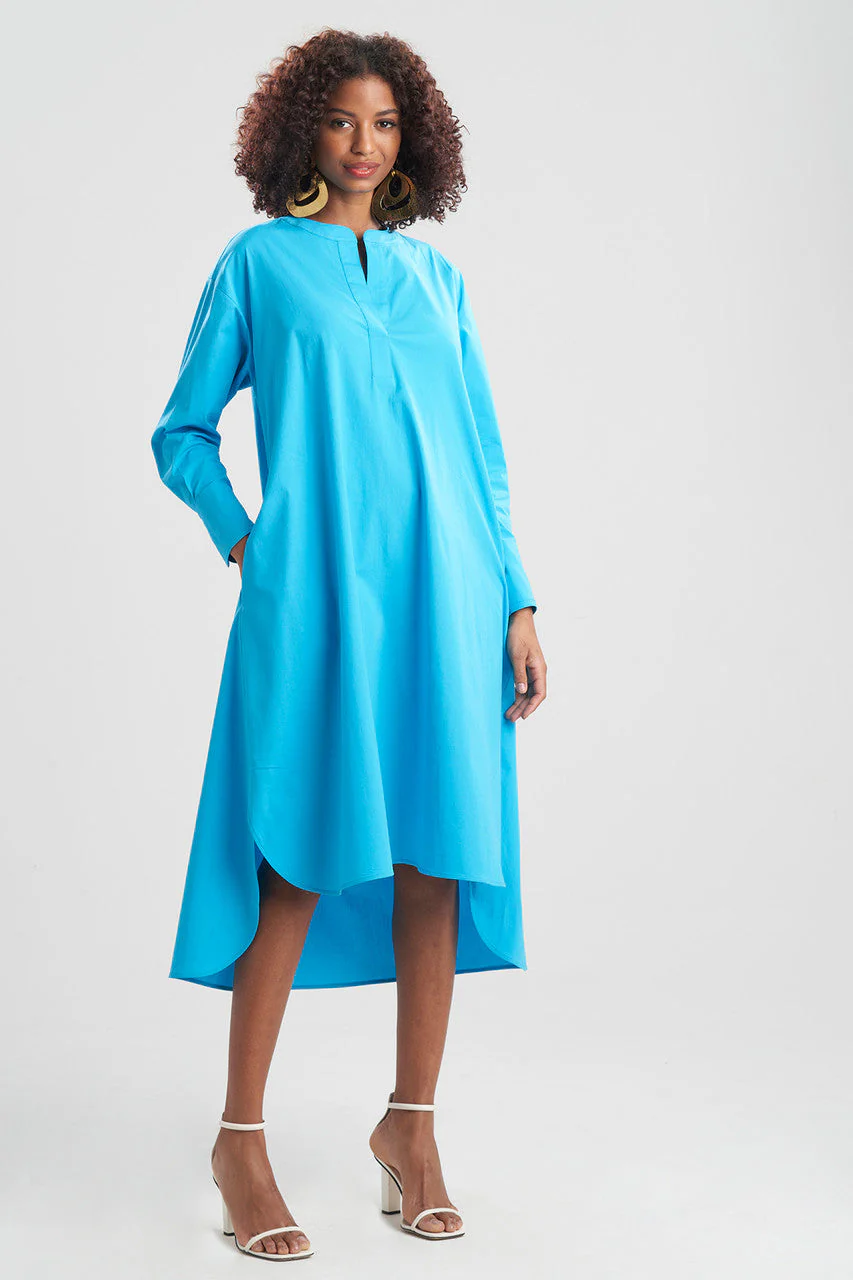 Cotton Poplin Oversized Shirtdress - Image 2