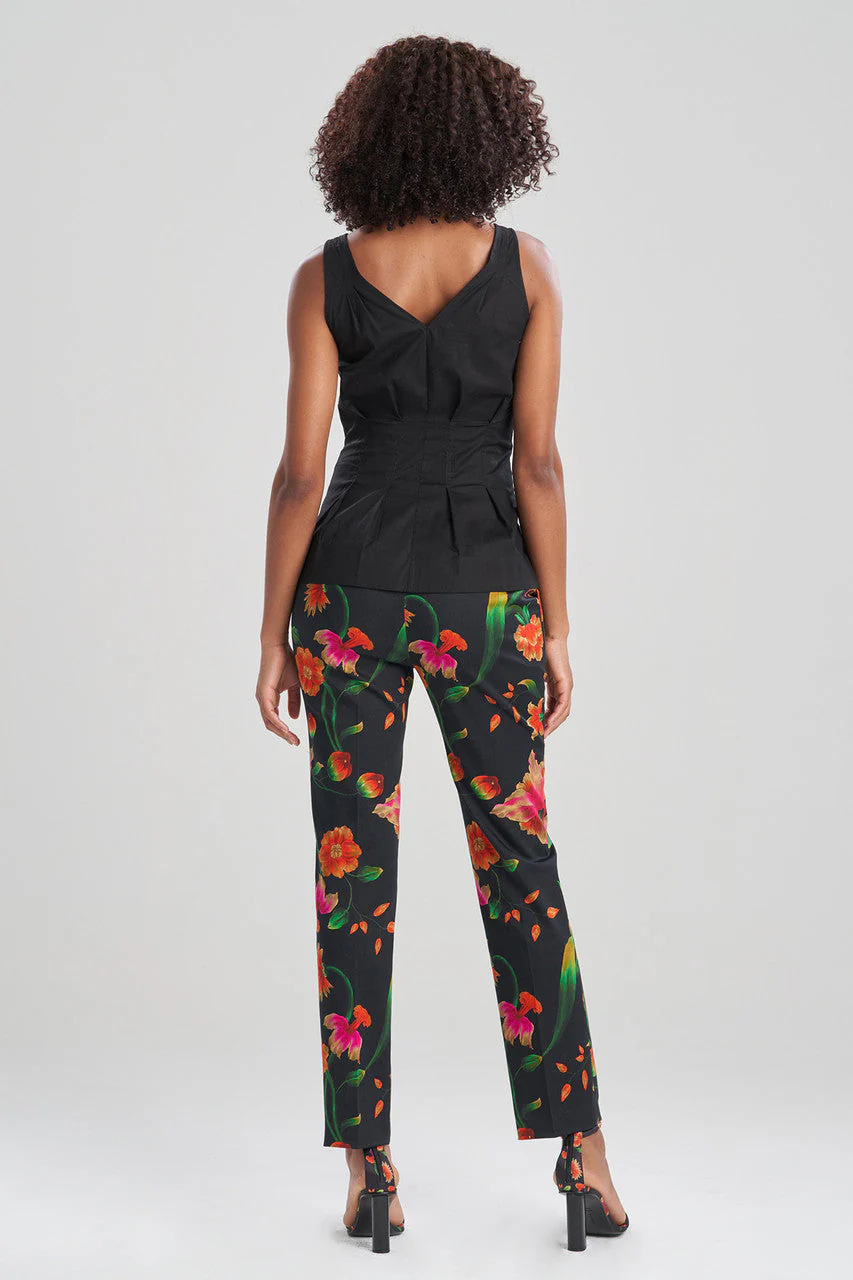 Cotton Poplin Pleat Tank Top - Image 2