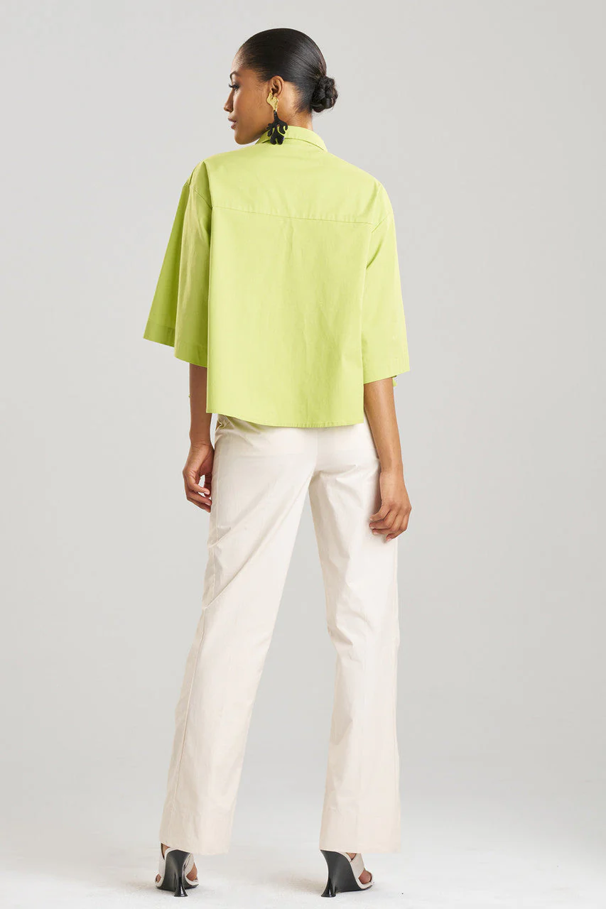 Cotton Poplin Trapeze Shirt - Image 2