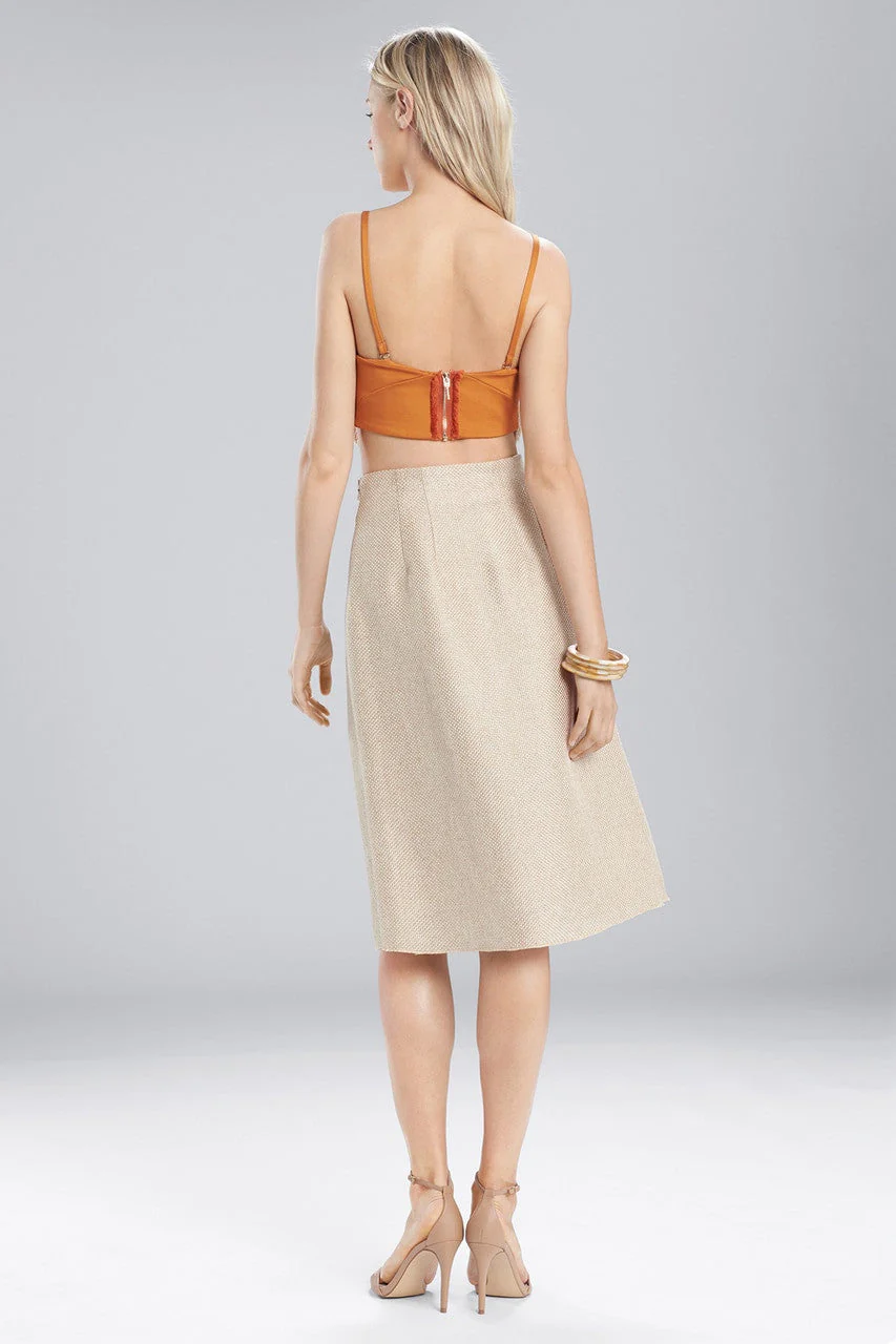 Cotton Shirting Embroidered Bralette - Image 4