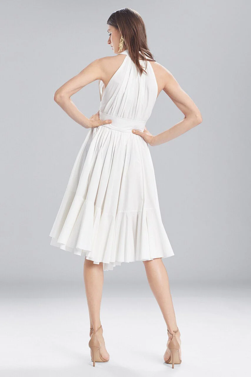 Cotton Shirting Halter Dress - Image 4