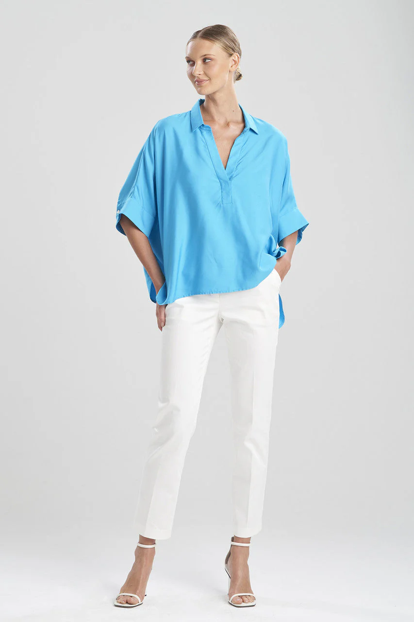 Cotton Silk Caftan Shirt - Image 2