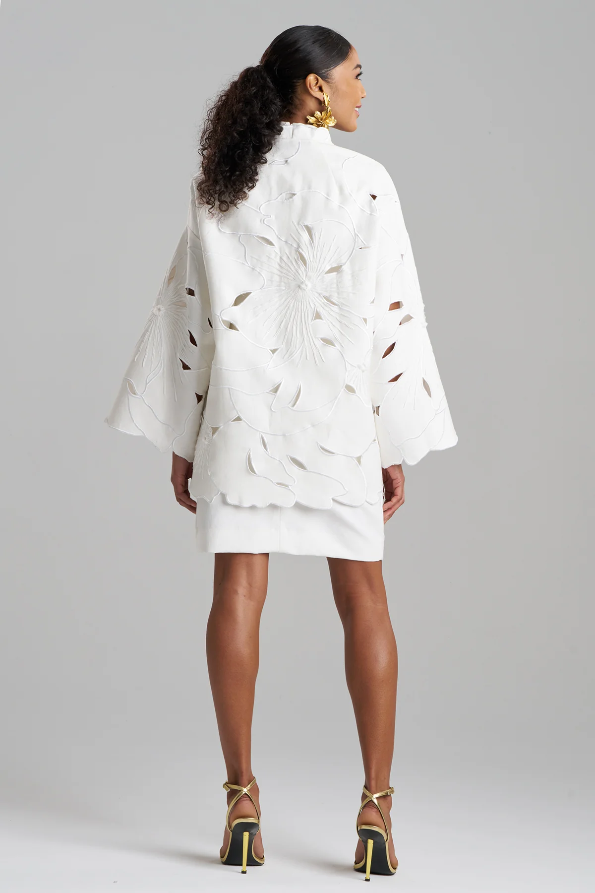 Couture Canvas Embellished Jacket - Image 3
