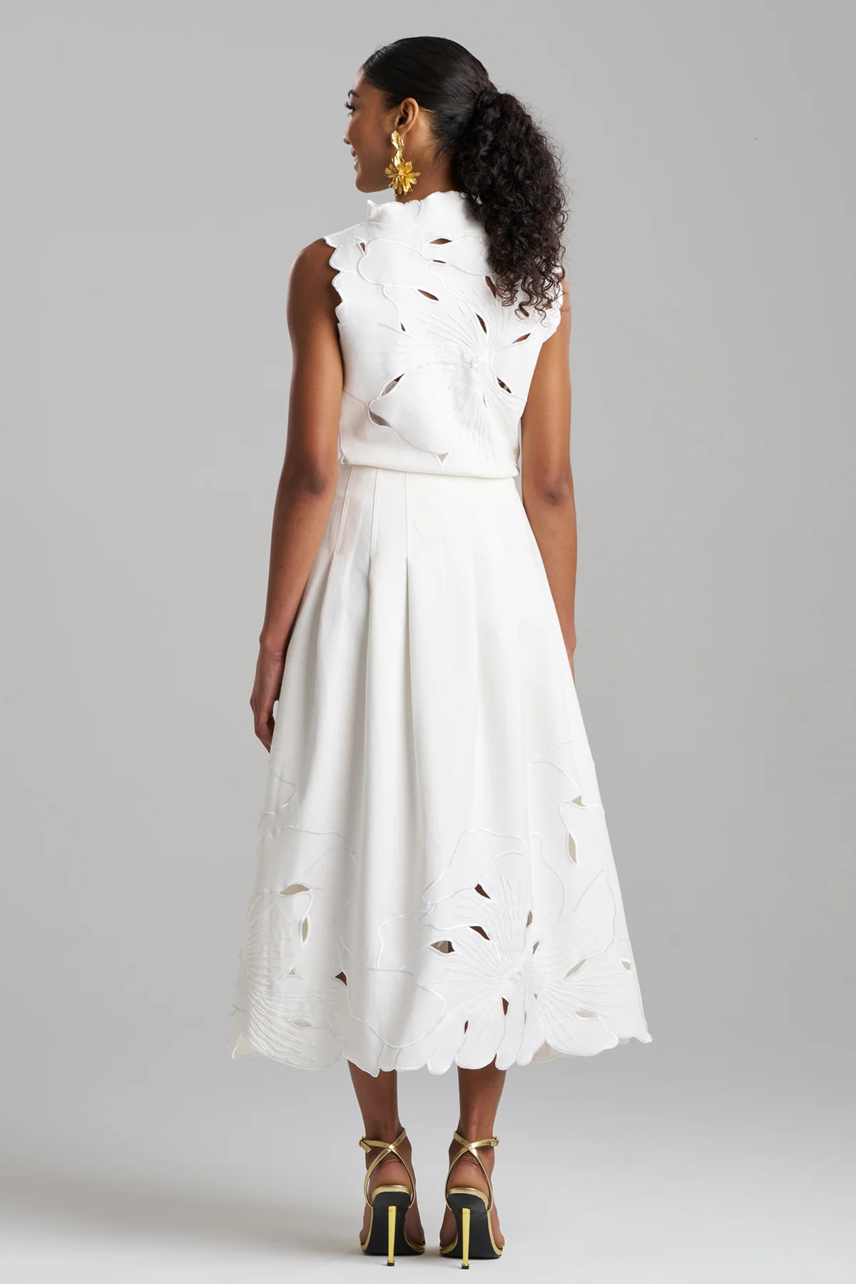 Couture Canvas Embellished Skirt - Image 2