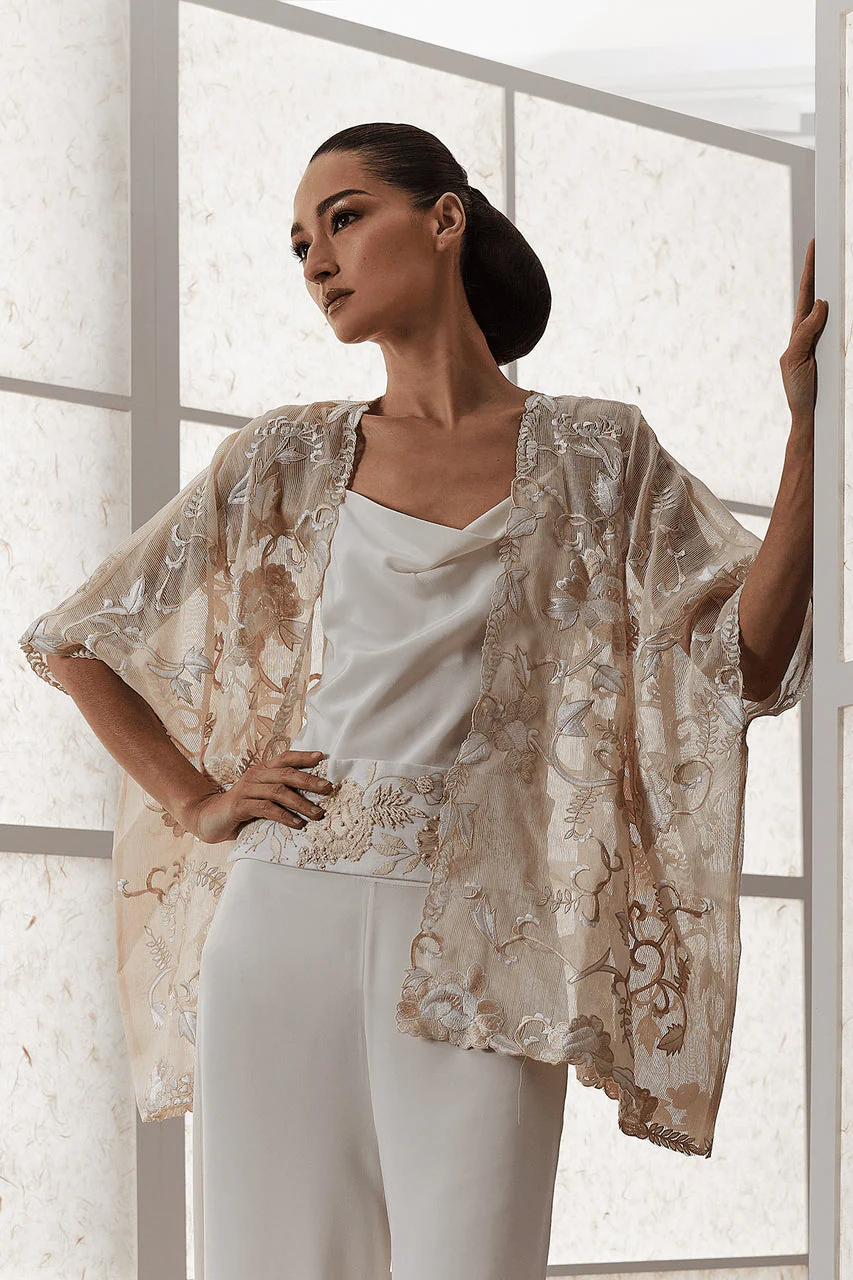 Couture Piña Embroidered Jacket - Image 4