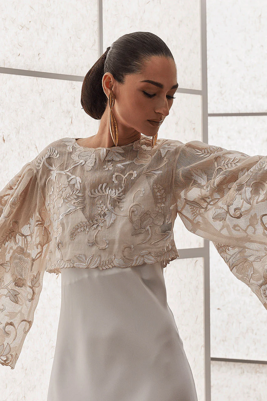 Couture Piña Embroidered Top - Image 4