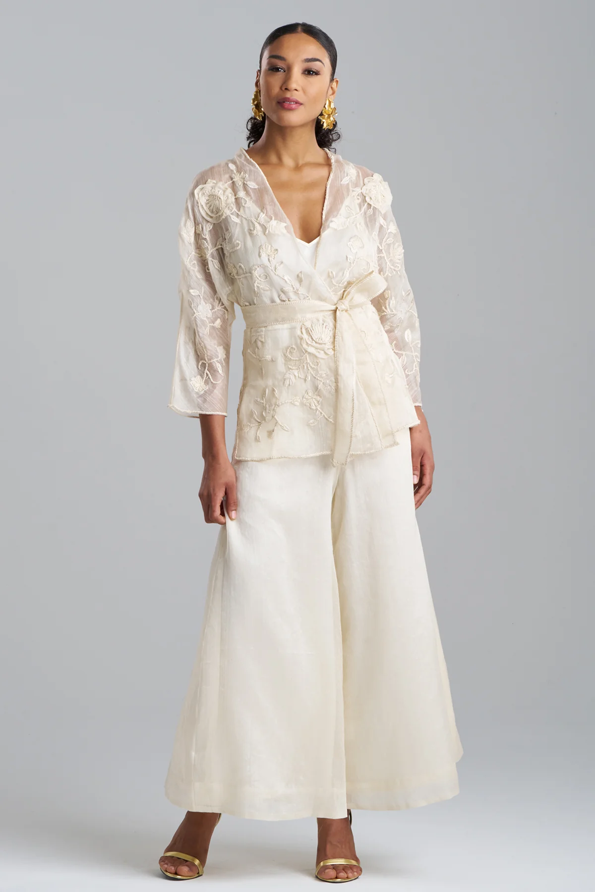 Couture Piña Belted Jacket - Image 2