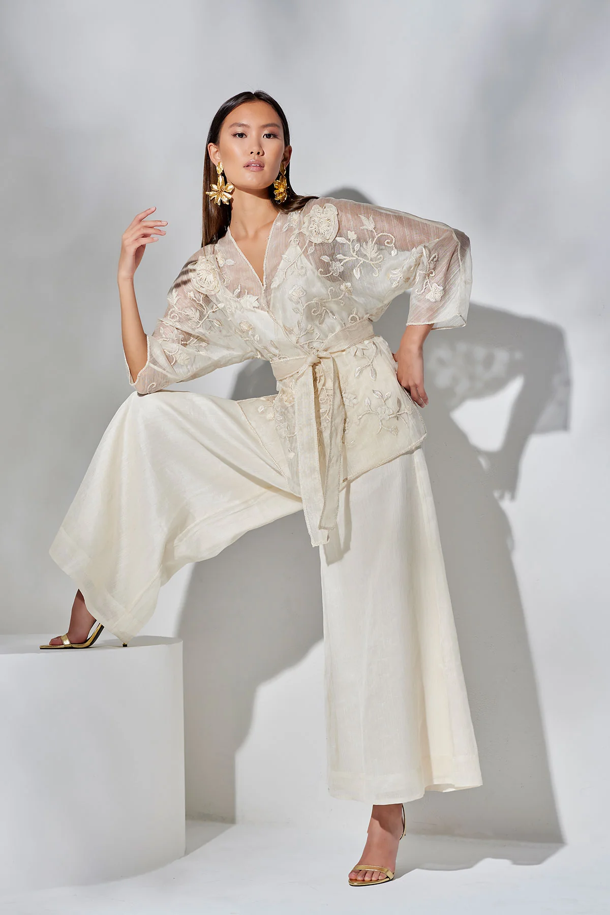 Couture Piña Belted Jacket - Image 4