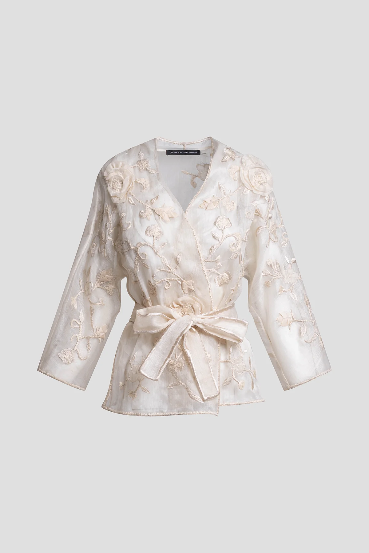 Couture Piña Belted Jacket - Image 5