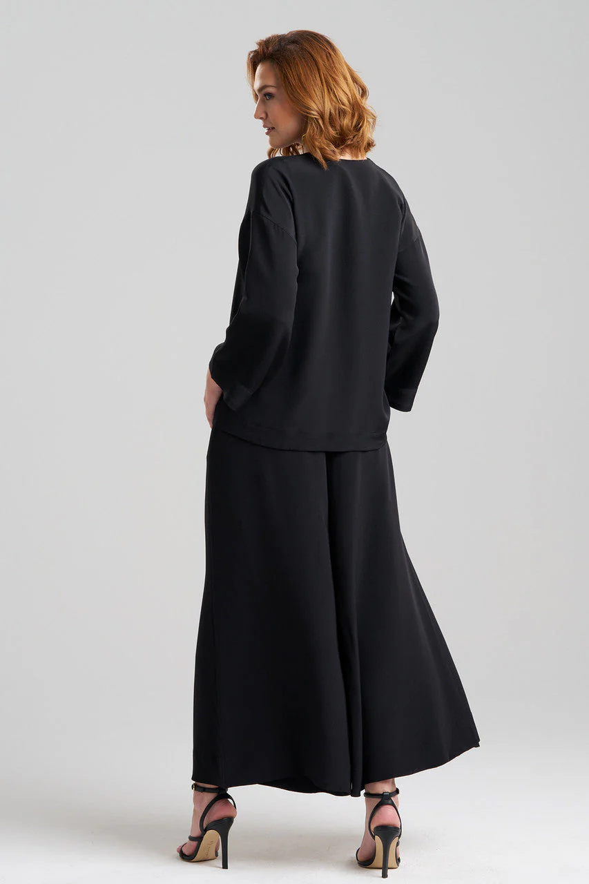 Couture Silk Crepe Mandarin Jacket - Image 2