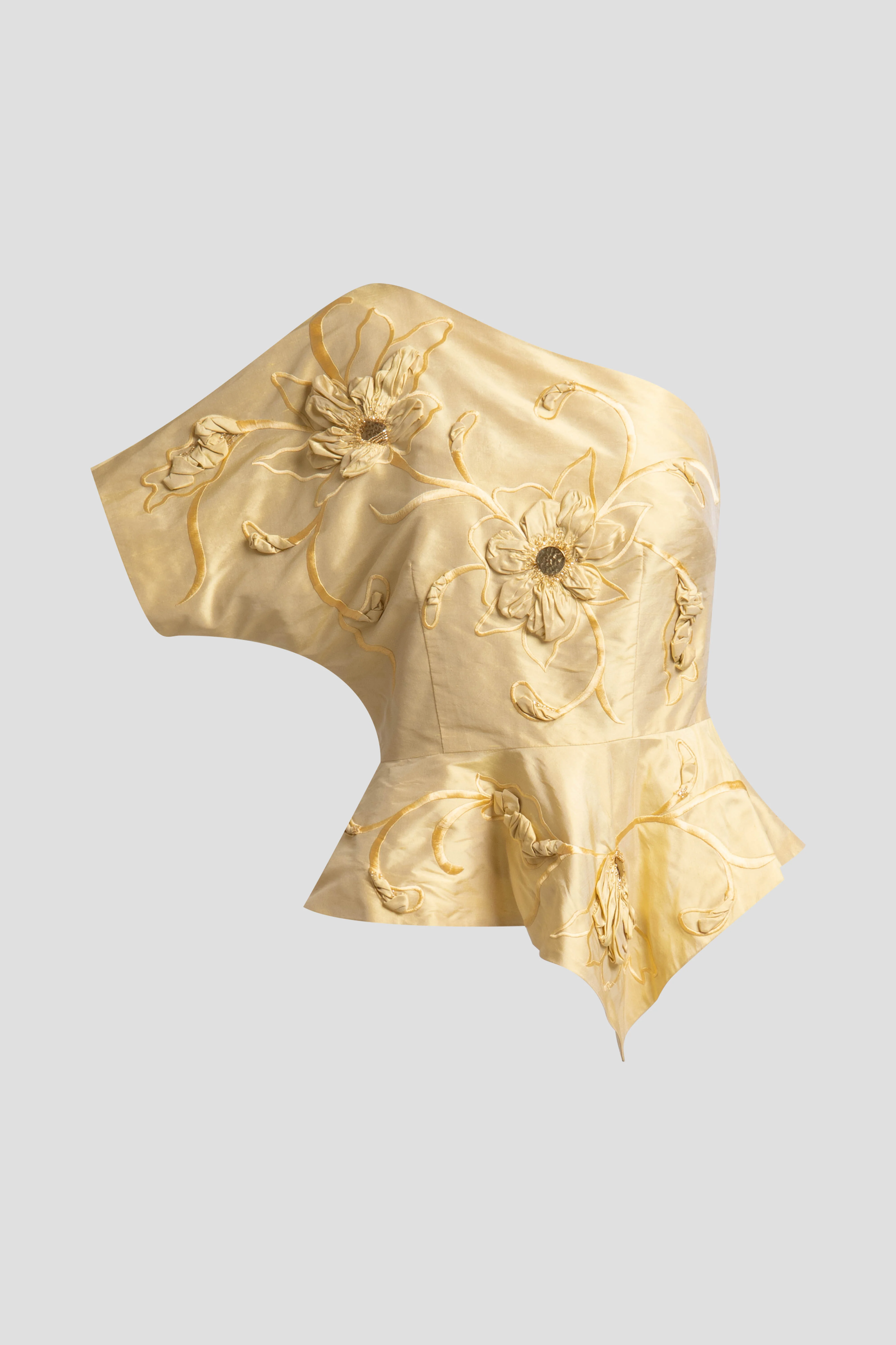 Couture Silk Dupioni Embellished Top - Image 4