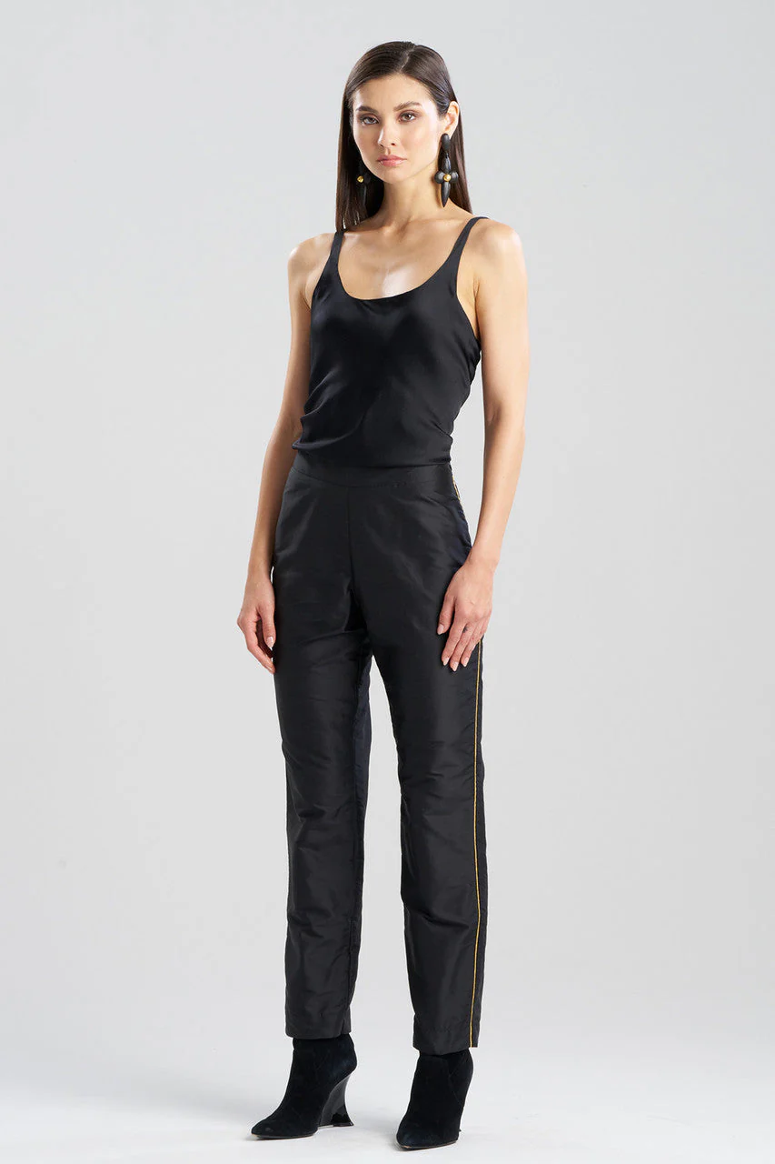 Couture Silk Dupioni Slim Pants